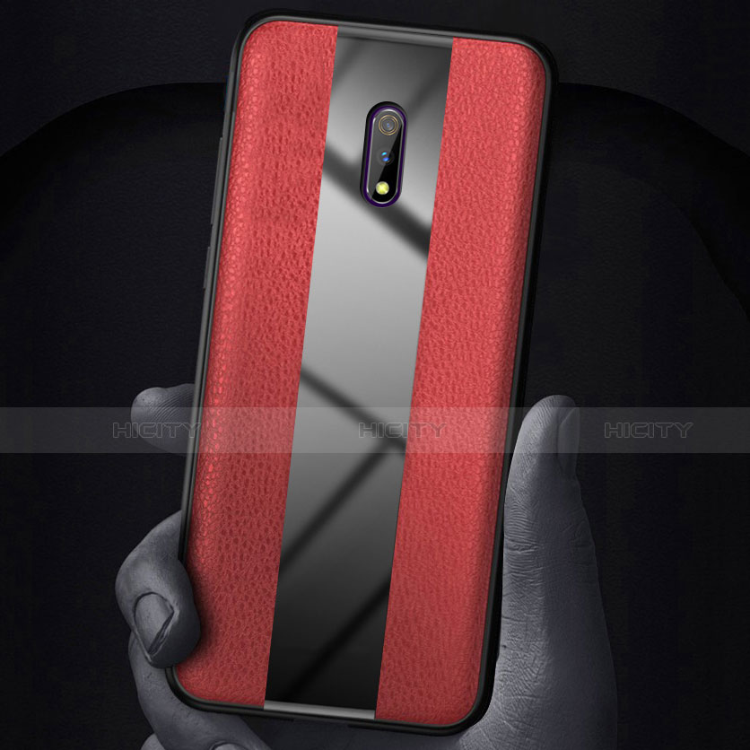 Funda Silicona Goma de Cuero Carcasa para Oppo Realme X