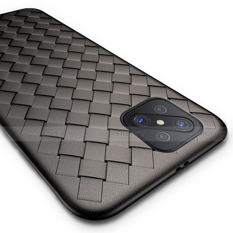 Funda Silicona Goma de Cuero Carcasa para Oppo Reno4 Z 5G