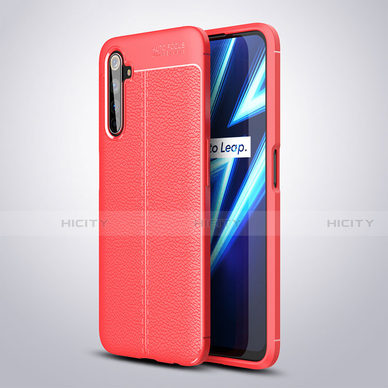 Funda Silicona Goma de Cuero Carcasa para Realme 6 Pro