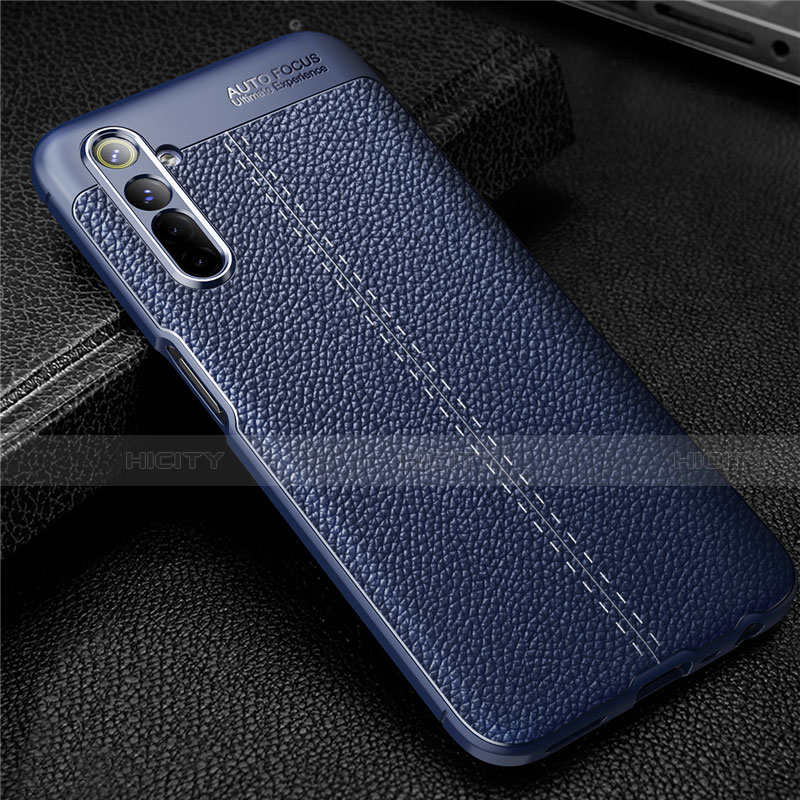 Funda Silicona Goma de Cuero Carcasa para Realme 6s