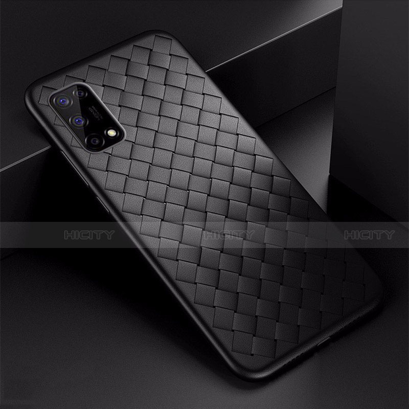 Funda Silicona Goma de Cuero Carcasa para Realme V5 5G Negro