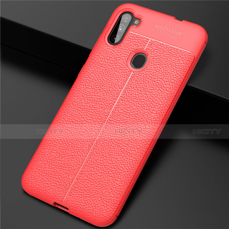 Funda Silicona Goma de Cuero Carcasa para Samsung Galaxy A11