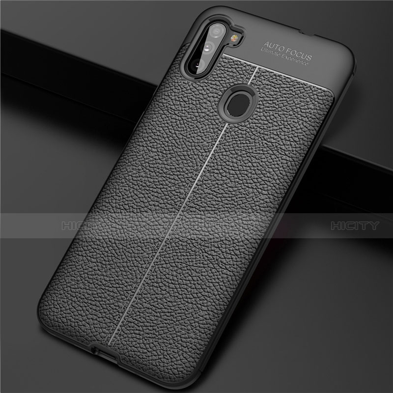 Funda Silicona Goma de Cuero Carcasa para Samsung Galaxy A11