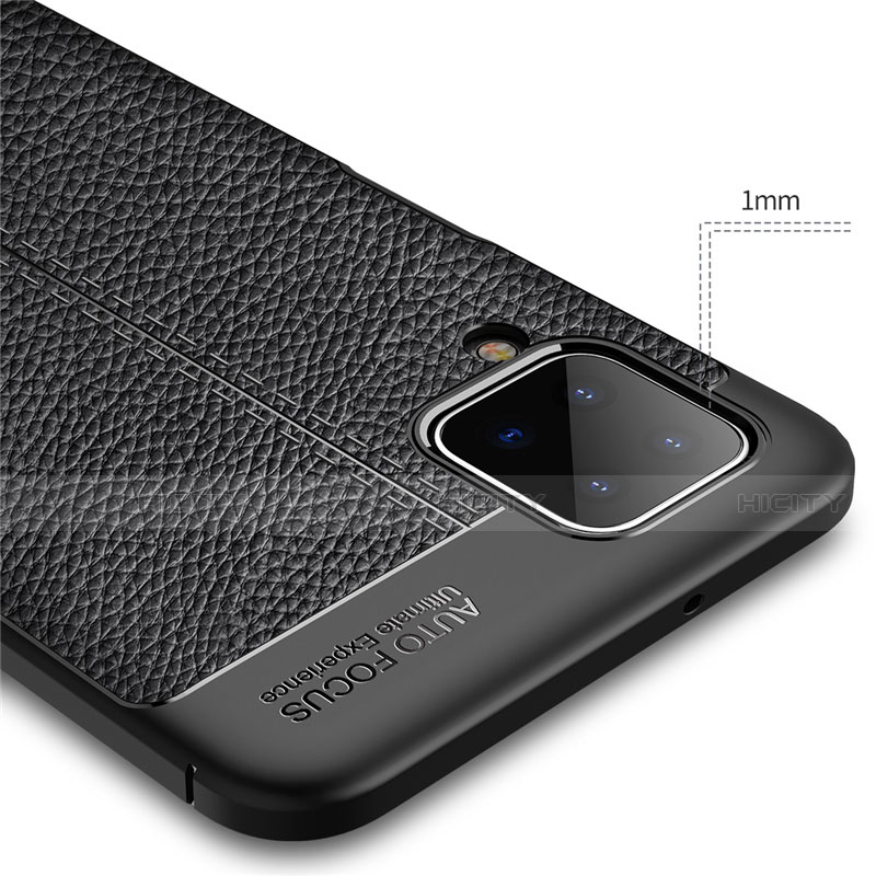Funda Silicona Goma de Cuero Carcasa para Samsung Galaxy A12