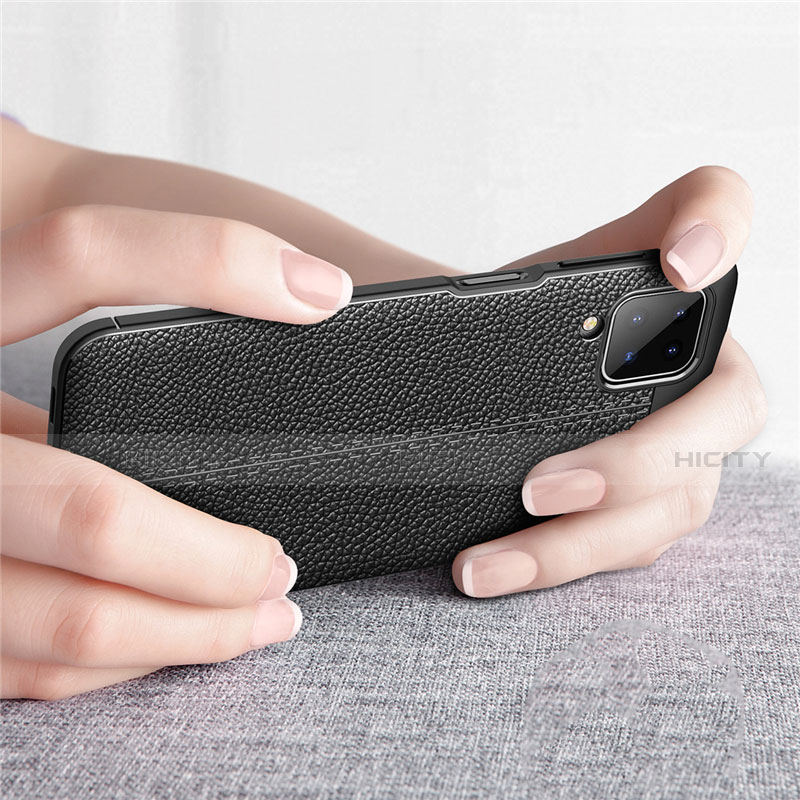 Funda Silicona Goma de Cuero Carcasa para Samsung Galaxy A12