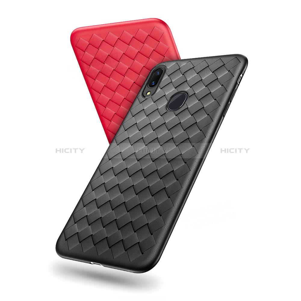 Funda Silicona Goma de Cuero Carcasa para Samsung Galaxy A20