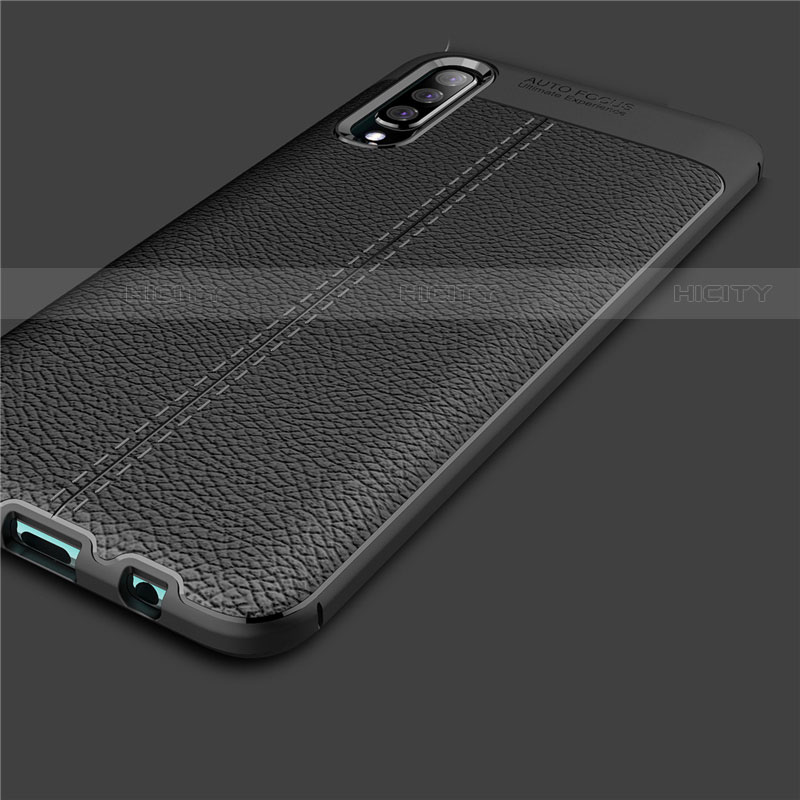 Funda Silicona Goma de Cuero Carcasa para Samsung Galaxy A30S