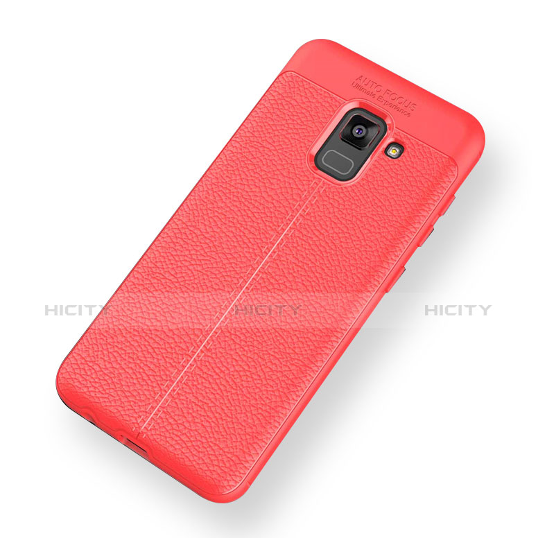 Funda Silicona Goma de Cuero Carcasa para Samsung Galaxy A5 (2018) A530F