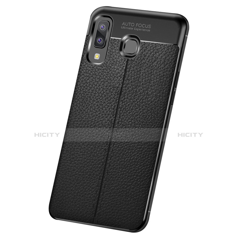 Funda Silicona Goma de Cuero Carcasa para Samsung Galaxy A8 Star