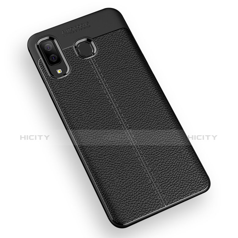 Funda Silicona Goma de Cuero Carcasa para Samsung Galaxy A9 Star SM-G8850