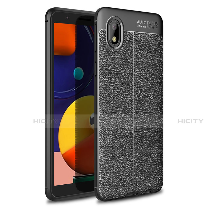 Funda Silicona Goma de Cuero Carcasa para Samsung Galaxy M01 Core