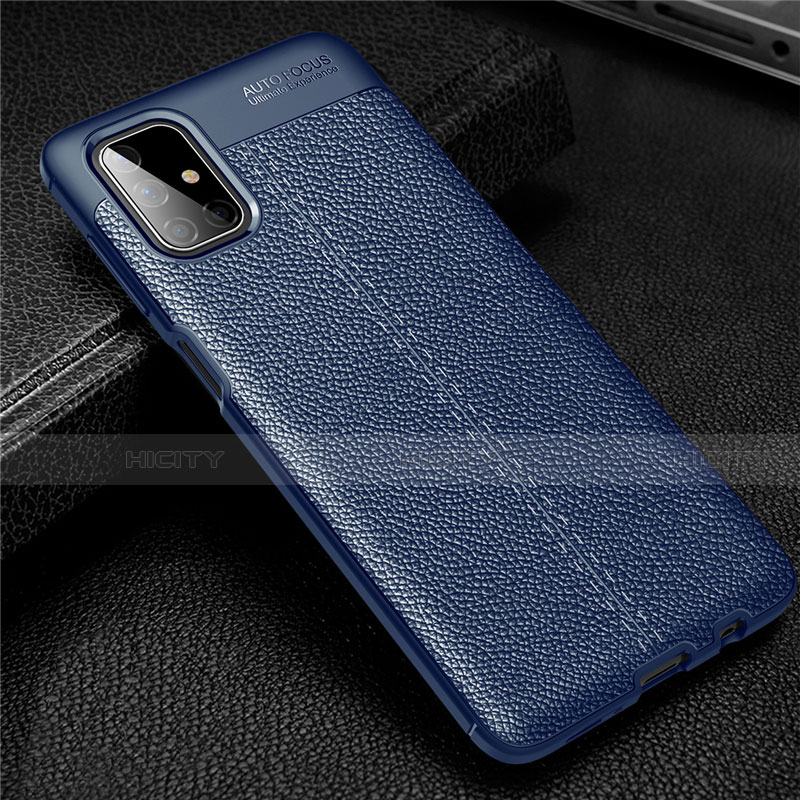 Funda Silicona Goma de Cuero Carcasa para Samsung Galaxy M51