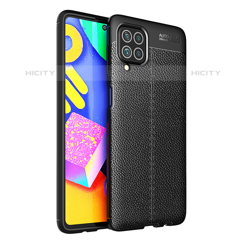 Funda Silicona Goma de Cuero Carcasa para Samsung Galaxy M62 4G Negro