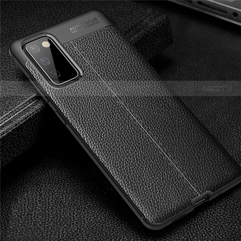 Funda Silicona Goma de Cuero Carcasa para Samsung Galaxy S20 FE ((2022)) 5G Negro