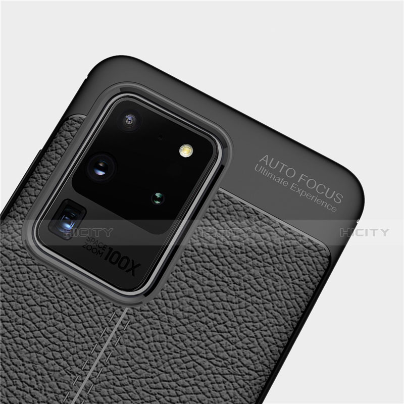 Funda Silicona Goma de Cuero Carcasa para Samsung Galaxy S20 Ultra 5G