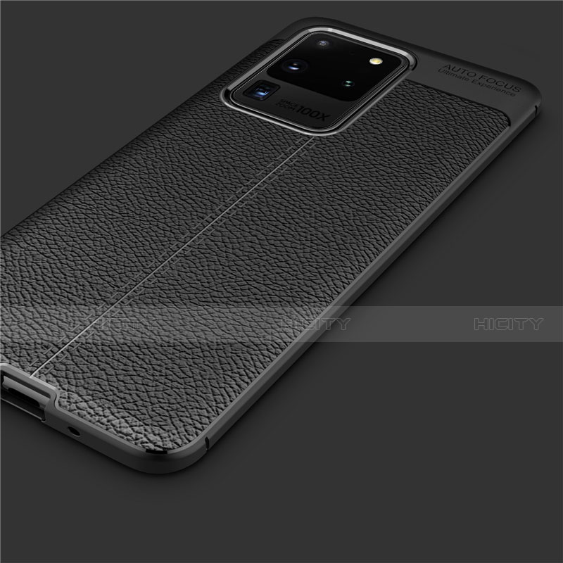 Funda Silicona Goma de Cuero Carcasa para Samsung Galaxy S20 Ultra 5G