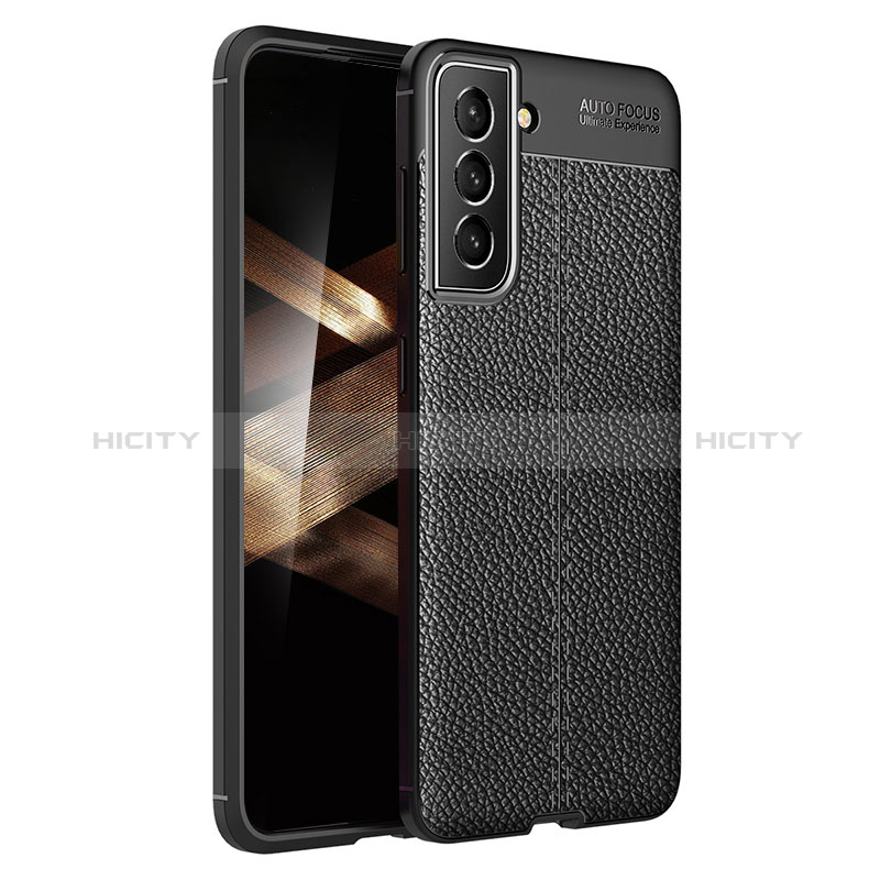 Funda Silicona Goma de Cuero Carcasa para Samsung Galaxy S25 Plus 5G Negro