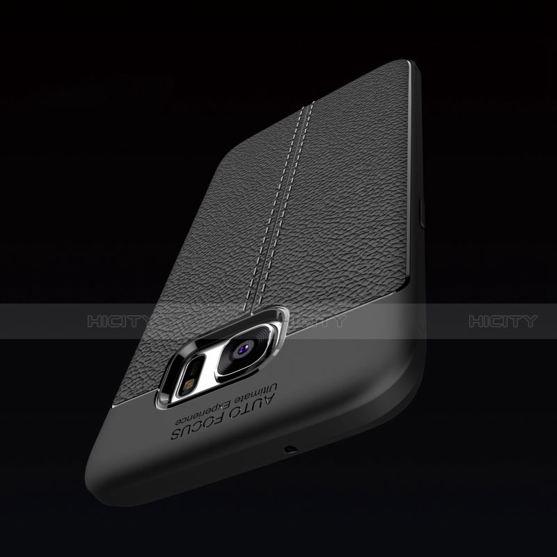 Funda Silicona Goma de Cuero Carcasa para Samsung Galaxy S7 Edge G935F