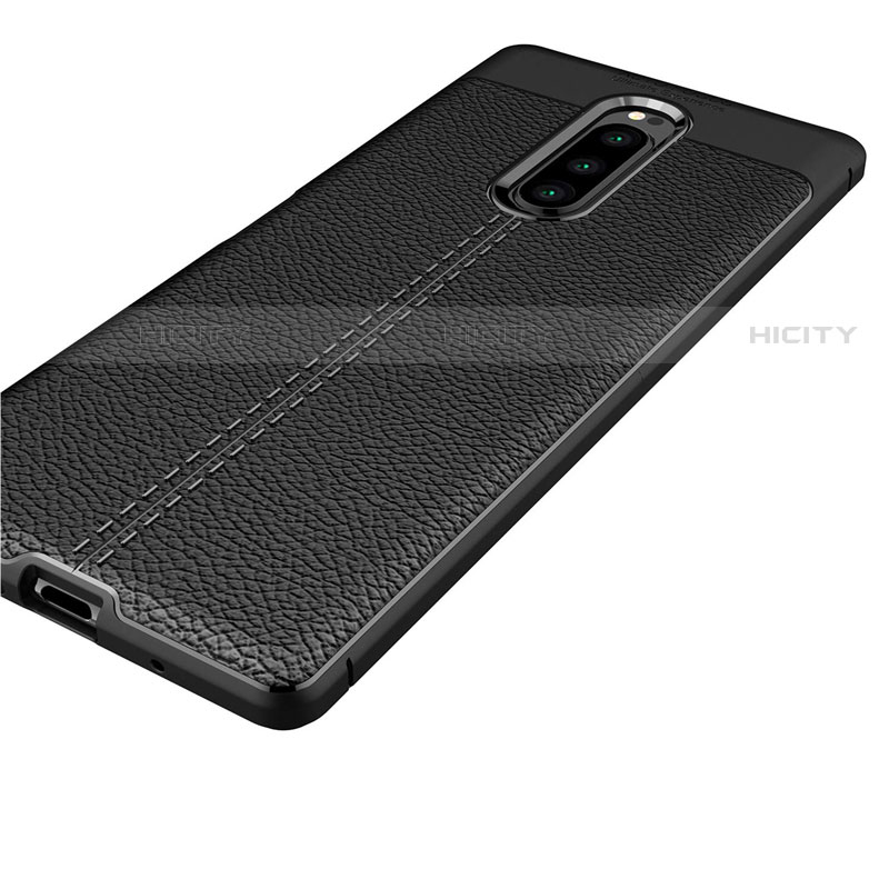 Funda Silicona Goma de Cuero Carcasa para Sony Xperia 1