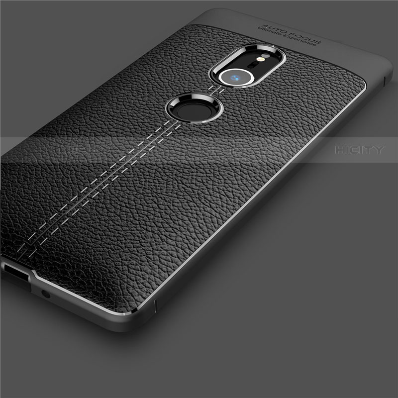 Funda Silicona Goma de Cuero Carcasa para Sony Xperia XZ2