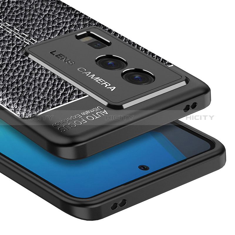 Funda Silicona Goma de Cuero Carcasa para Vivo iQOO Neo7 5G