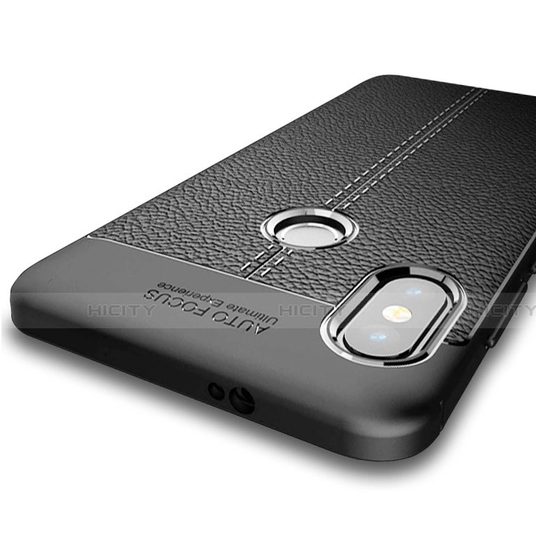 Funda Silicona Goma de Cuero Carcasa para Xiaomi Mi A2