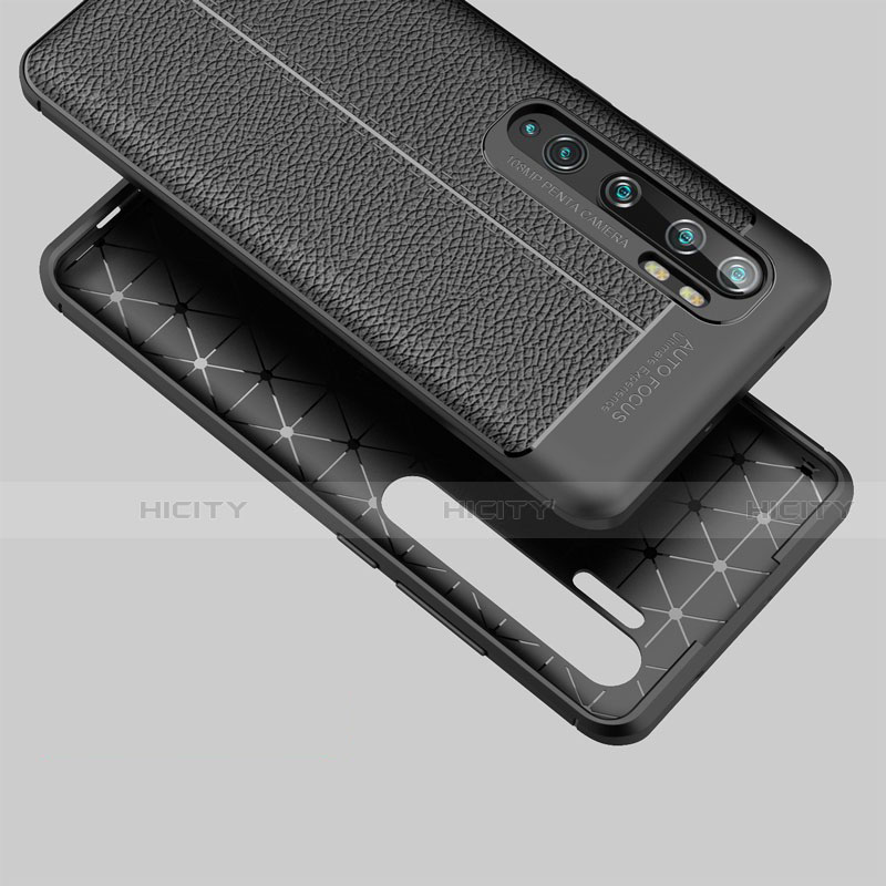 Funda Silicona Goma de Cuero Carcasa para Xiaomi Mi Note 10