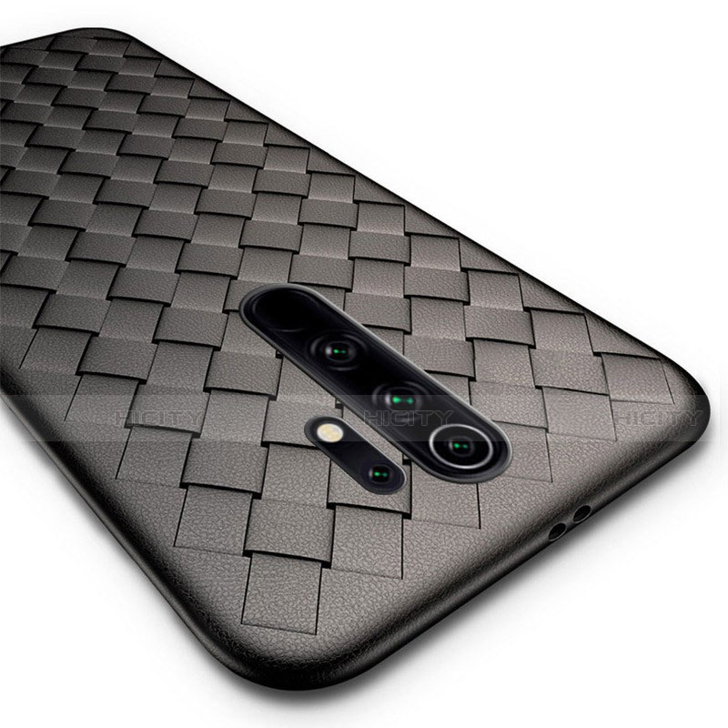 Funda Silicona Goma de Cuero Carcasa para Xiaomi Redmi 9 Prime India