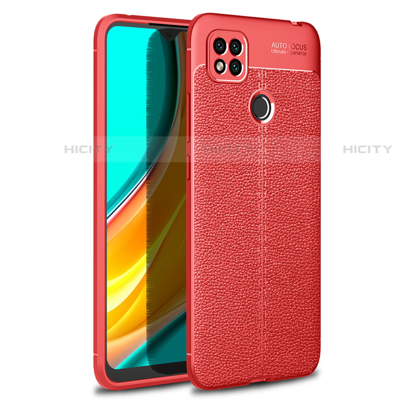 Funda Silicona Goma de Cuero Carcasa para Xiaomi Redmi 9C