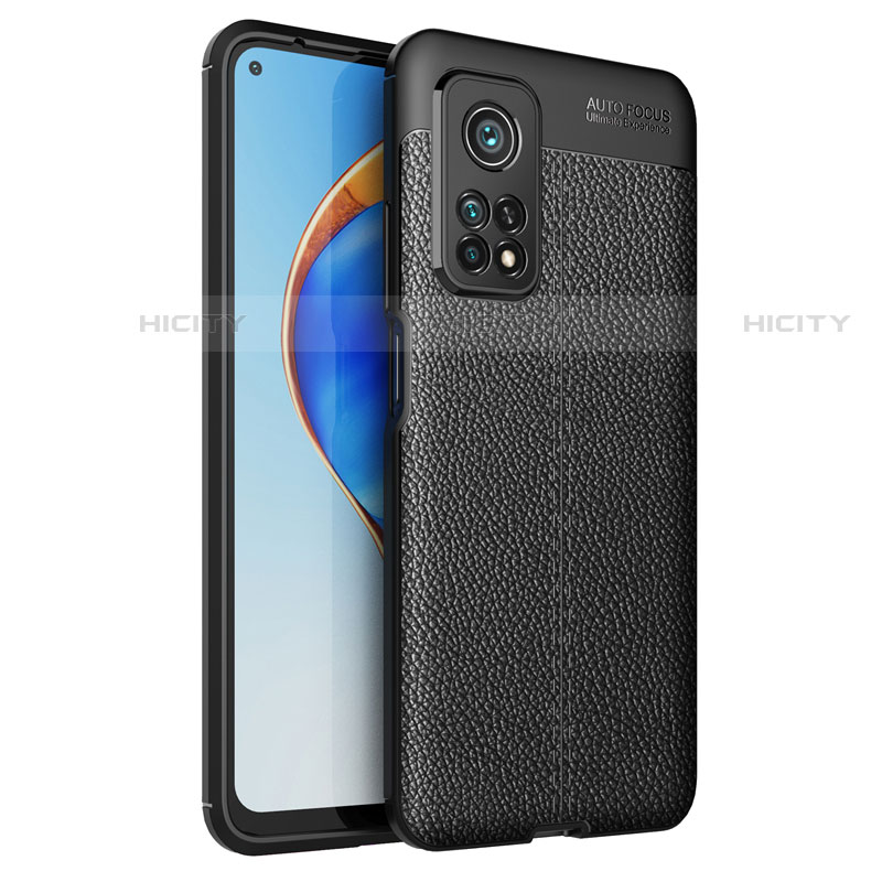 Funda Silicona Goma de Cuero Carcasa para Xiaomi Redmi K30S 5G Negro