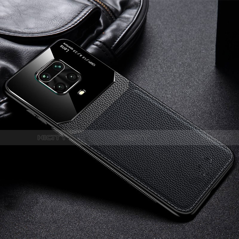 Funda Silicona Goma de Cuero Carcasa para Xiaomi Redmi Note 9 Pro