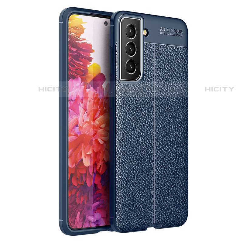 Funda Silicona Goma de Cuero Carcasa Q01 para Samsung Galaxy S21 Plus 5G