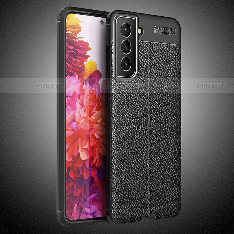 Funda Silicona Goma de Cuero Carcasa Q01 para Samsung Galaxy S21 Plus 5G