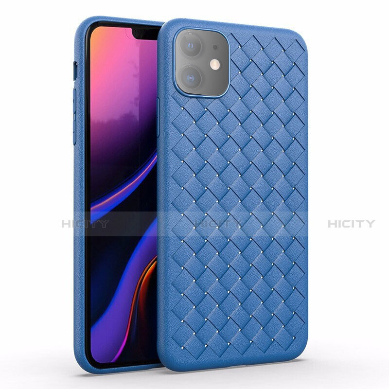 Funda Silicona Goma de Cuero Carcasa S01 para Apple iPhone 11