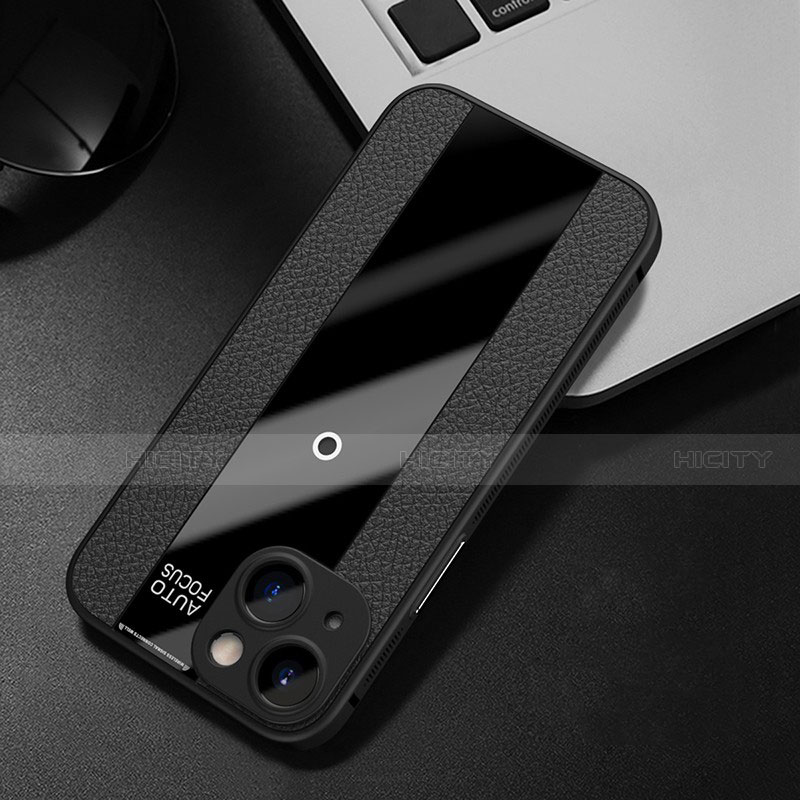 Funda Silicona Goma de Cuero Carcasa S01 para Apple iPhone 13 Mini