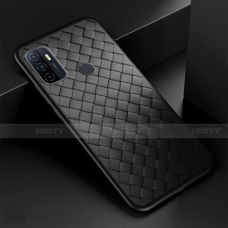 Funda Silicona Goma de Cuero Carcasa S01 para Oppo A32