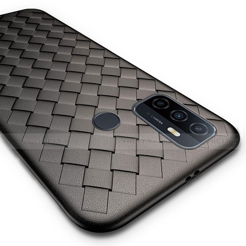 Funda Silicona Goma de Cuero Carcasa S01 para Oppo A33