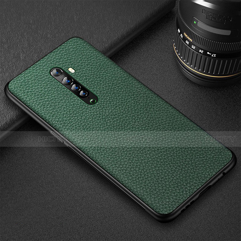 Funda Silicona Goma de Cuero Carcasa S01 para Oppo Reno2