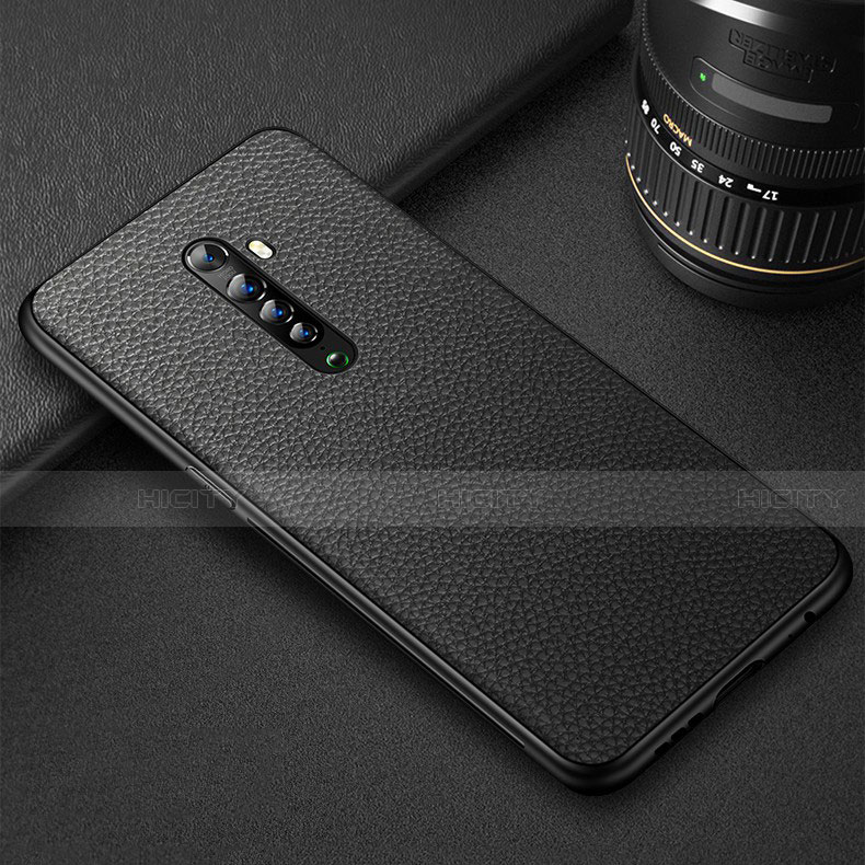 Funda Silicona Goma de Cuero Carcasa S01 para Oppo Reno2