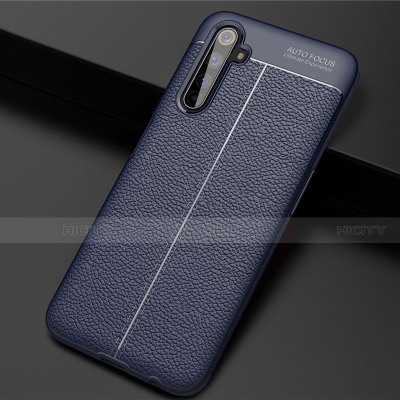 Funda Silicona Goma de Cuero Carcasa S01 para Realme 6 Pro