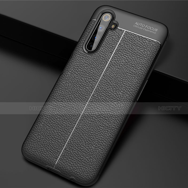 Funda Silicona Goma de Cuero Carcasa S01 para Realme 6 Pro