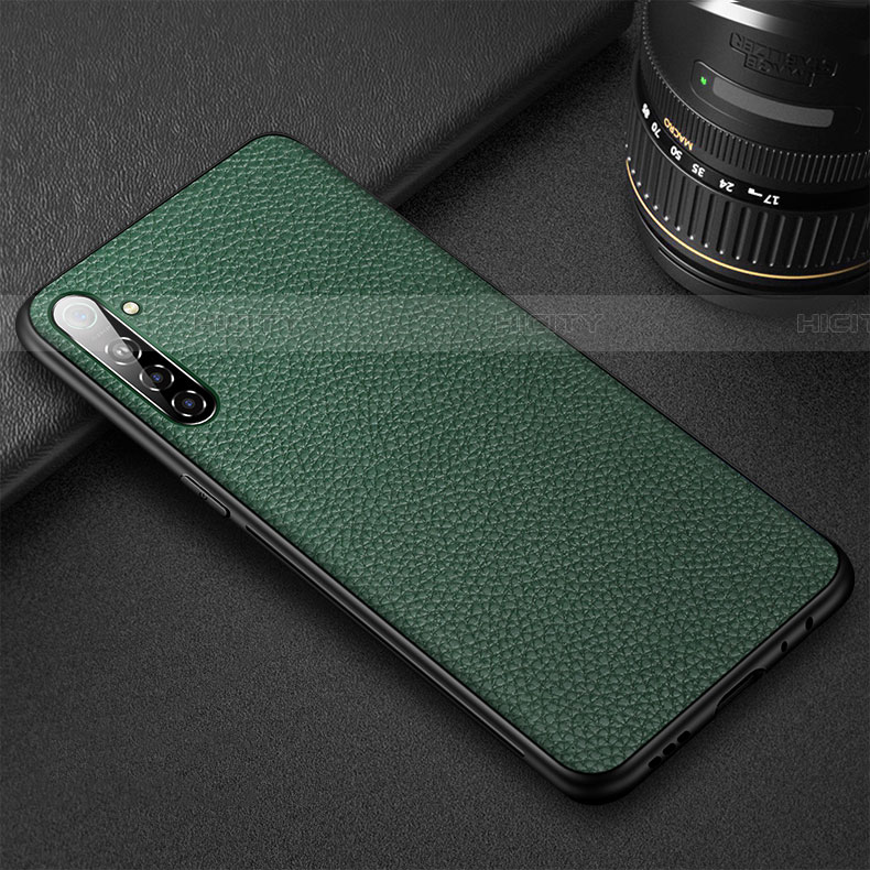 Funda Silicona Goma de Cuero Carcasa S01 para Realme XT