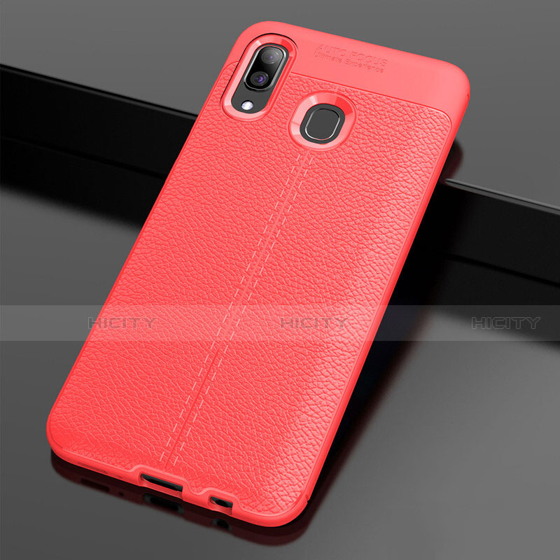 Funda Silicona Goma de Cuero Carcasa S01 para Samsung Galaxy A30