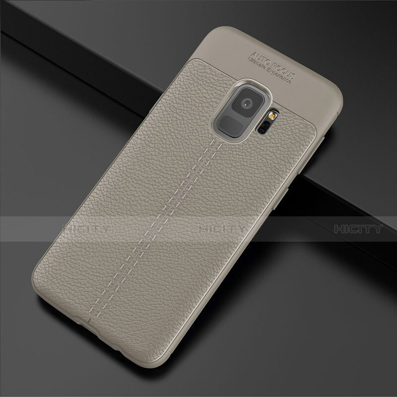 Funda Silicona Goma de Cuero Carcasa S01 para Samsung Galaxy S9