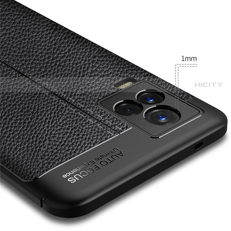 Funda Silicona Goma de Cuero Carcasa S01 para Vivo iQOO 8 Pro 5G