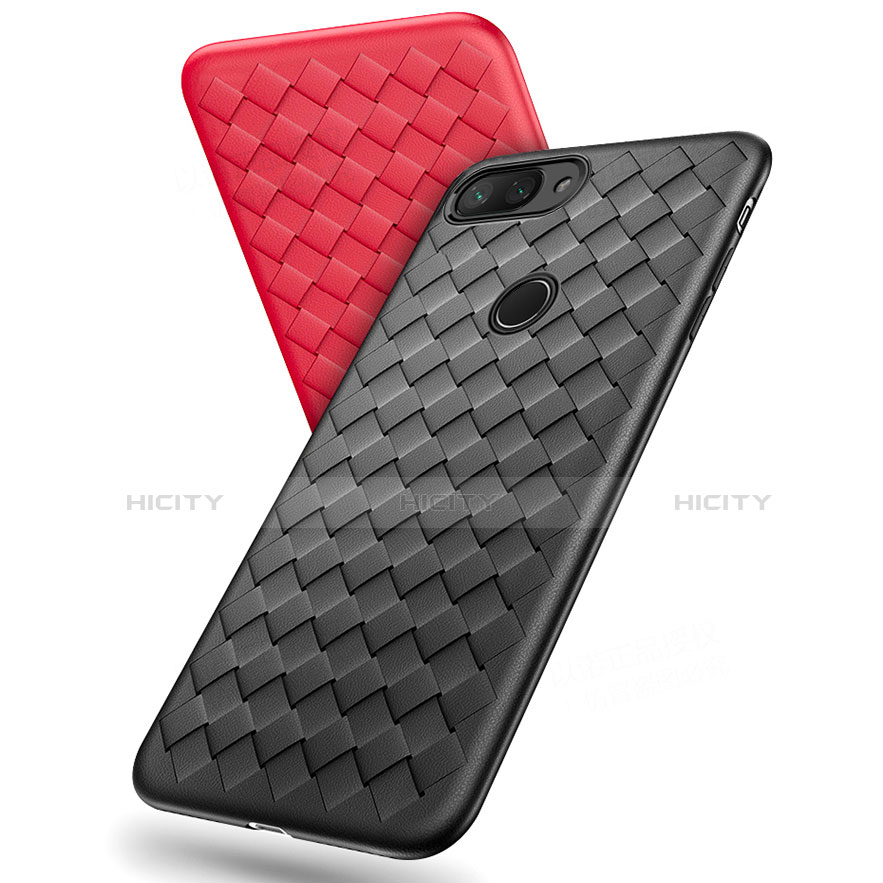 Funda Silicona Goma de Cuero Carcasa S01 para Xiaomi Mi 8 Lite