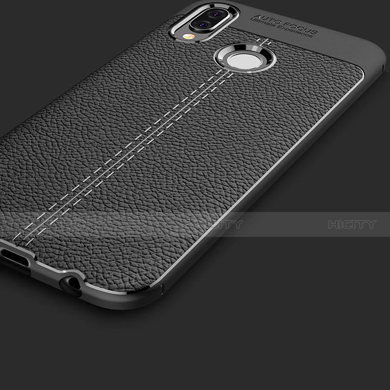 Funda Silicona Goma de Cuero Carcasa S02 para Huawei Nova 3e