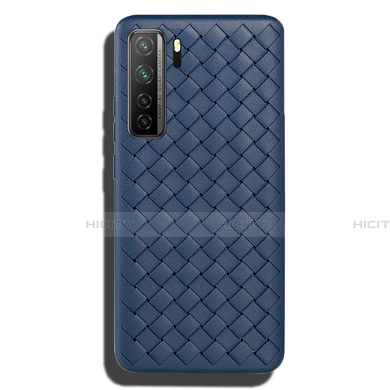 Funda Silicona Goma de Cuero Carcasa S02 para Huawei Nova 7 SE 5G