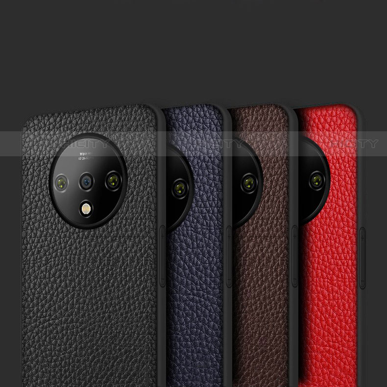 Funda Silicona Goma de Cuero Carcasa S02 para OnePlus 7T