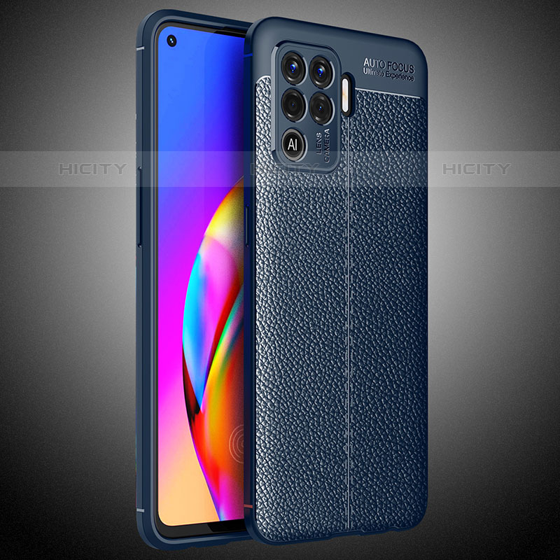 Funda Silicona Goma de Cuero Carcasa S02 para Oppo F19 Pro